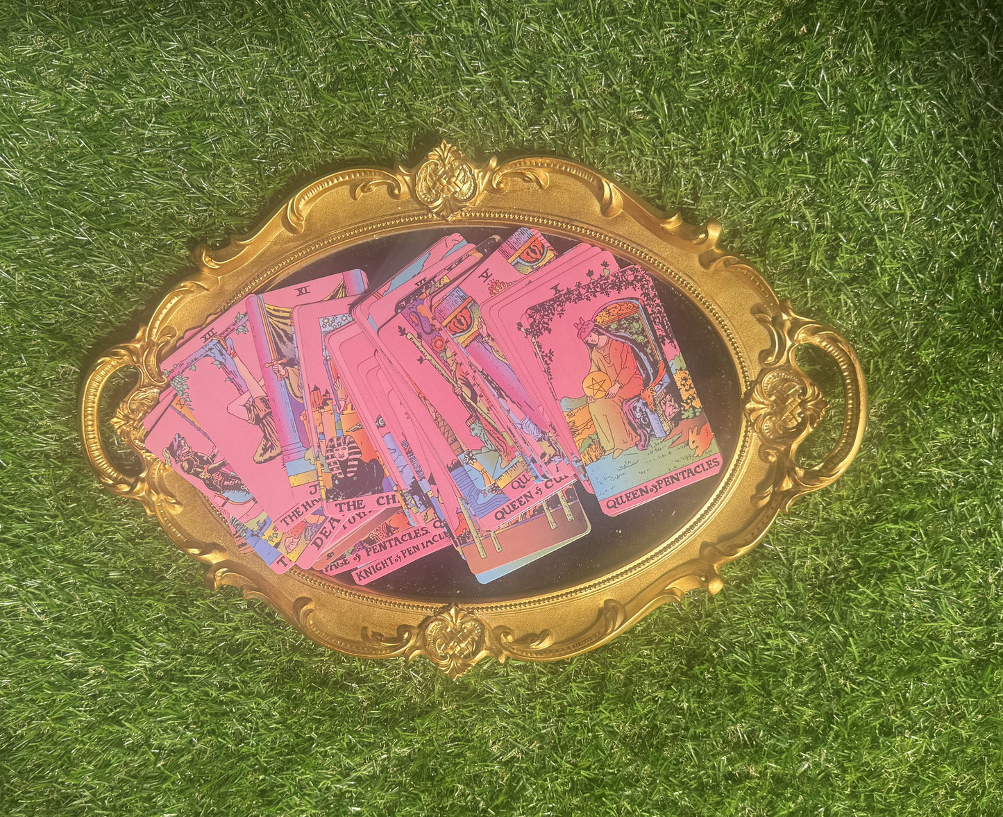 Pink Ride Waite Smith Deck (Mini)